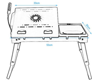 Adjustable Angle Mobile Folding Computer Desk Simple And Modern