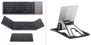 Folding Mini Bluetooth Keyboard – Wireless, Multi-Function for Tablet & Phone