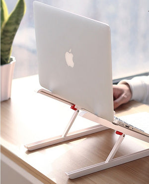 Portable Laptop Stand – Adjustable Elevation, Compatible with Apple, MacBook, and More