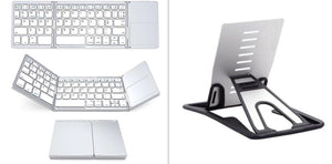 Folding Mini Bluetooth Keyboard – Wireless, Multi-Function for Tablet & Phone