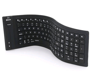 Bluetooth Folding Silicone Keyboard – Waterproof, Wireless, Foldable