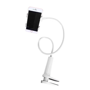 Flexible Desktop Phone & Tablet Stand – Compatible with iPad Mini, Air, and Large Phones