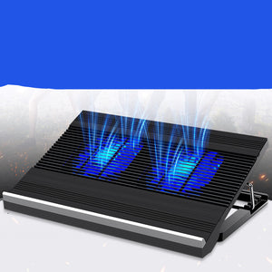 Laptop radiator air cooling