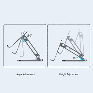 Portable double folding stand