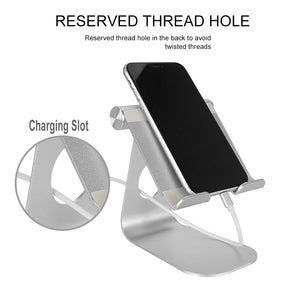 Adjustable Tablet & Phone Stand – Compatible with Apple Devices, Desk Mount Bracket