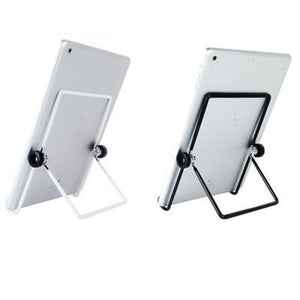 Iron Wire Folding Tablet & Phone Stand – Compatible with Apple Devices, Desktop & Ipad Air, Lazy Stand for Easy Viewing