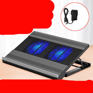 Laptop radiator air cooling