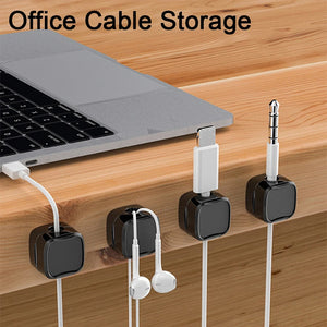 Magnetic Cable Clip – Adjustable Cord Holder & Desk Wire Organizer