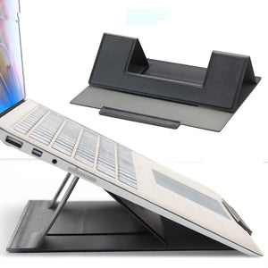 Portable Laptop Leather Folding Cooling Bracket