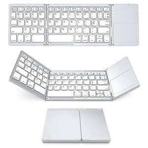 Folding Mini Bluetooth Keyboard – Wireless, Multi-Function for Tablet & Phone